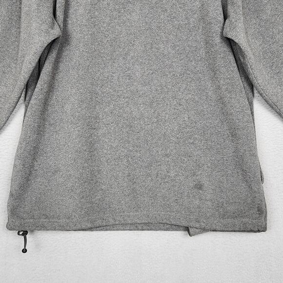 Vintage Iowa Hawkeyes Pullover Mens Gray NCAA College Quarter Zip Fleece 2000s - Picture 9 of 15